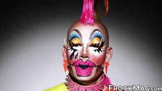Kinky cake eating and kissing compilation with kinky clowns Jarry the Clown and Sandy