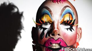 Kinky cake eating and kissing compilation with kinky clowns Jarry the Clown and Sandy