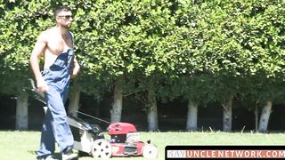 SayUncleNetwork.com - Shredded stepbro gets a nice sloppy bj from his bro's skilled m