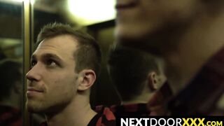 NextDoorXXX.com - Hung jocks threesome with intense cock sucking and barebacking