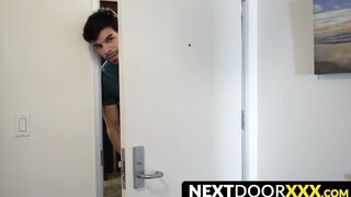 NextDoorXXX.com - Hung jocks threesome with intense cock sucking and barebacking