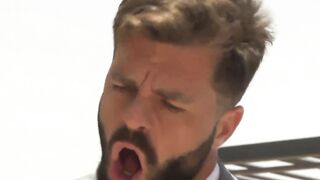Hot hunk Jay Roberts fucked bareback by his sexy suit man