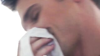RagingXXX.com - Three young gays anally intruded by a big hunky beefcake