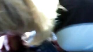 Russian Amateur Luda Sucks in the Car