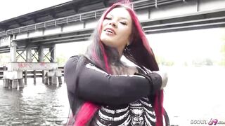 GERMAN SCOUT - Curvy Sabien DeMonia Anal