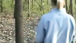 Blonde Amateur Sucks Dick Outdoors