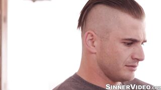 Hot stepsis Alex Coal gets a hardcore cock slamming by horny stepbro Nathan Bronson