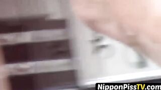 NipponPissTV.com - Lucky voyeur films Asian babes pissing on camera