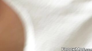 Erotic teasing during a photoshoot by gorgeous boyish Cole Pits