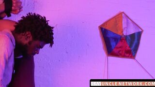SayUncleNetwork.com - Black jock's raw bondage and ravaging of a twink's tight hole