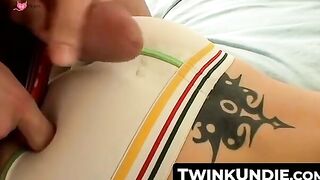 TwinkUndie.com - Krist Cummings and Jacob Wright's hot undie fuck fest