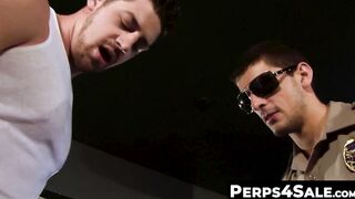 Sexy Jock Perp Fucked Hard and Rough by Hunky Tatted Guards