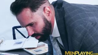 Sexy employee gets some rough ass pounding from horny boss