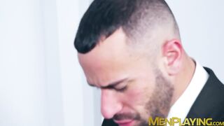 Sexy employee gets some rough ass pounding from horny boss