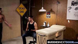 BuddiesNextDoor.com - Alexander Gustavo takes Brenner Bolton from behind in a dominan