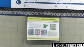 LecheLatinos.com - Tattooed Latino's hard, raw threesome fuck with two hung tops