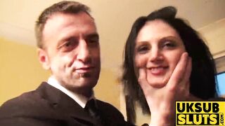 UKSubSluts.com - Sexy romanian Eva Johnson's wild ride on a big cock