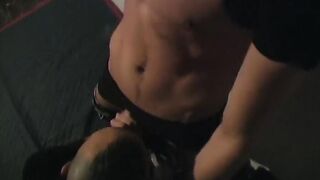 Horny latin twinks sucking and fucking hard on the desk