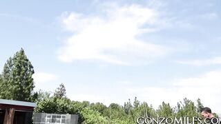 Cute MILF with big tits takes on a giant prick with pleasure
