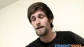 American twink with beard Apollo Delion wanking it hard