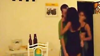 Drei Freunde bumsen rum
