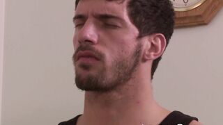 Dreamy jock Ty Roderick chokes me while ravaging my tight ass