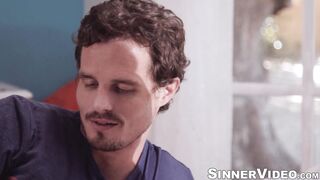 Lustful Robby Echo slammed his cock in the gorgeous pussy of stepsis Lena Anderson