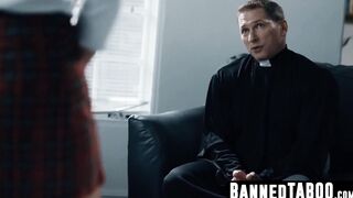 Gia Derza's sanctified church altar gangbang