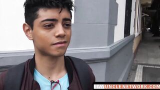 SayUncleNetwork.com - Young Latino's double penetration with dick and cum