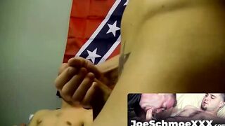 JoeSchmoeXXX.com - Amateur dudes Brian and Heath explore raw assholes and cum hard