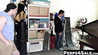 Mascular undercover cop bareback fucks his naughty suspect
