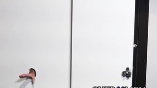 Sexy Alexander Garrett and Rego Bello fulfills their fantasies in a glory hole