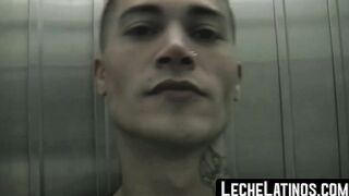 LecheLatinos.com - Cute tattooed and pierced Latino takes a raw, deep fucking