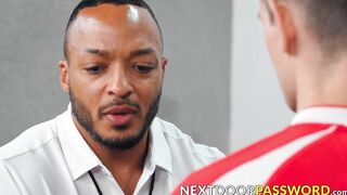 Coach Dillion Diaz fucked the puckering hole of Carter DelRay after getting a sloppy