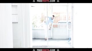 Blake Blossom - Blake Gets A Load On Her Big Natural Tits-