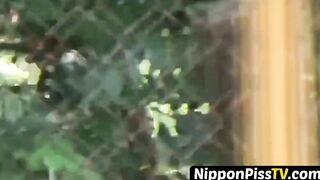 NipponPissTV.com - Young Japanese hotties secretly pissing all around town