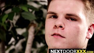 NextDoorXXX.com - Handsome jock manhandles his fat cock in a jerk off scene