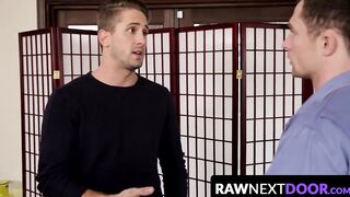 RawNextDoor.com - Wesley Woods bends Markie More over before plunging his raw cock de