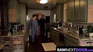 RawNextDoor.com - Wesley Woods bends Markie More over before plunging his raw cock de