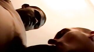 Interracial cock sucking threeway with american amateurs