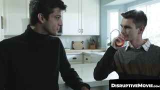 DisruptiveMovie.com - Andrew Miller toys with stepbros Trevor Harris and Elliot Finn'