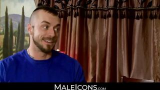 MaleIcons.com - Muscled Jessie loves to suck Nick