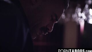 PornTaboos.com - Jill Kassidy swallows cum after a doggystyle pounding by a man in a