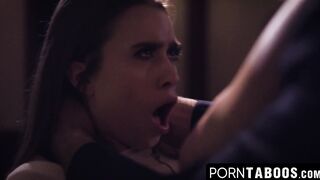 PornTaboos.com - Jill Kassidy swallows cum after a doggystyle pounding by a man in a