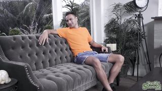 Stepdad banging his step-daughter Adira Allures cunt from behind