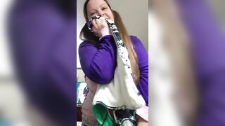Bbw stripping and fingered