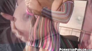 Mischievous Maserati XXX enjoys sucking her tits and play her pussy
