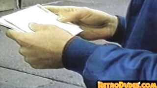 RetroDudes.com - Vintage gay boy gets ass banged and facialized by lover
