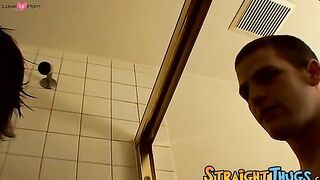 Straight thugs make themselves feel good by masturbating
