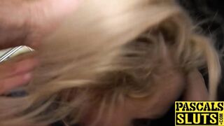Curvy UK slut hammered in all holes by dominant male